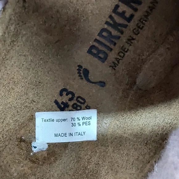 BIRKENSTOCK Andermatt Shearling Wool Felt slipper - Picture 9 of 12